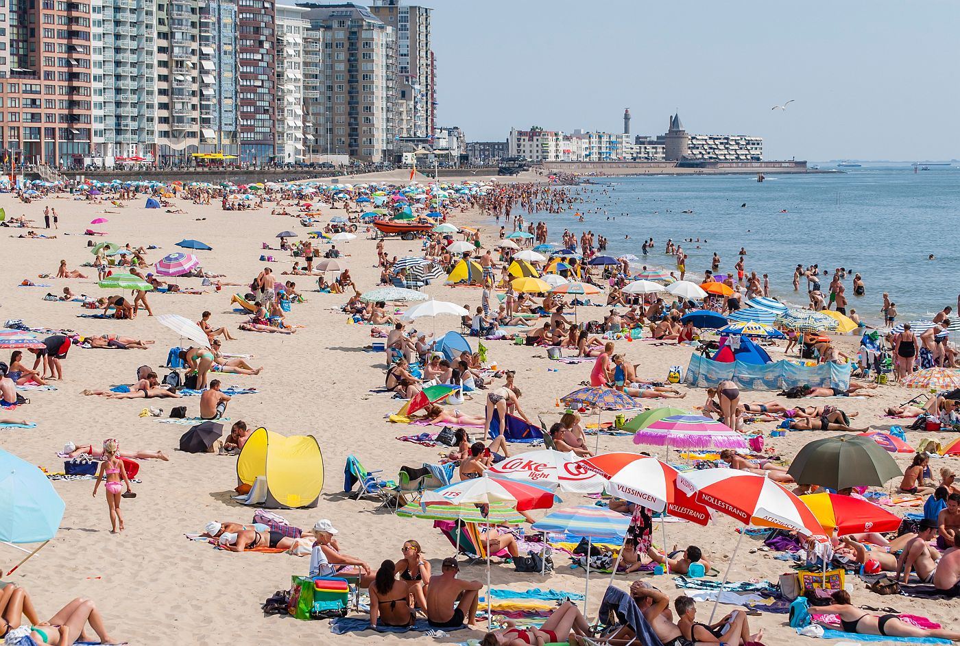 Boulevard Vlissingen met heerlijk weer