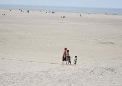 Strand wandelen met kinderen in Vrouwenpolder