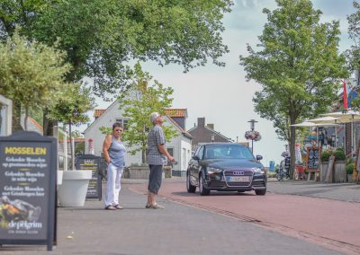 Vrouwenpolder centrum toeristen
